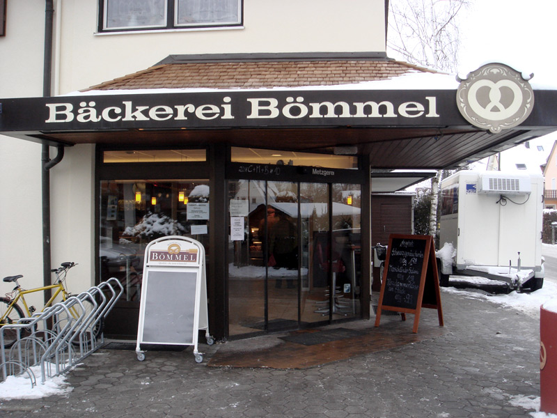 Bäckerei Bömmel Außen, Referenz von Fliesen Holzinger